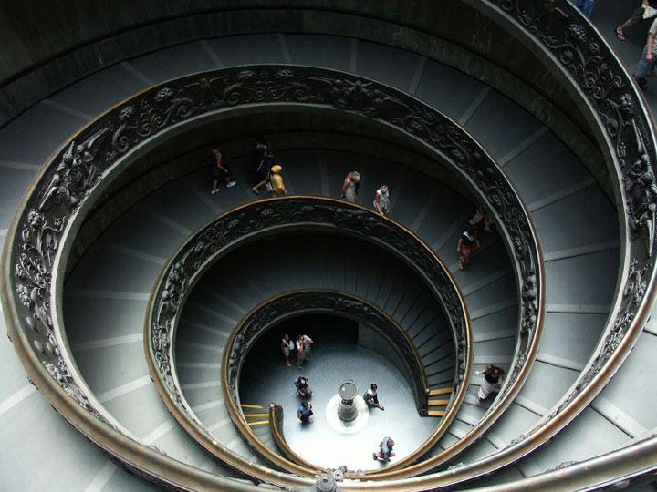 escalier en colimacon vatican